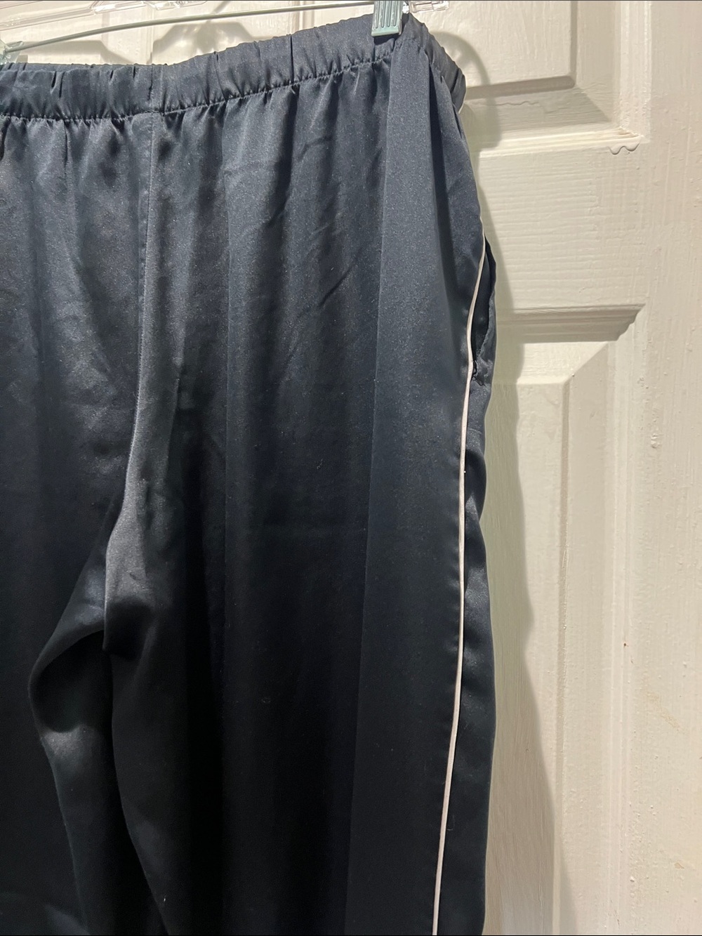 Victoria's Secret Black Satin Pajama Pants - Picture 6 of 8